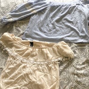 Women’s off the shoulder tops